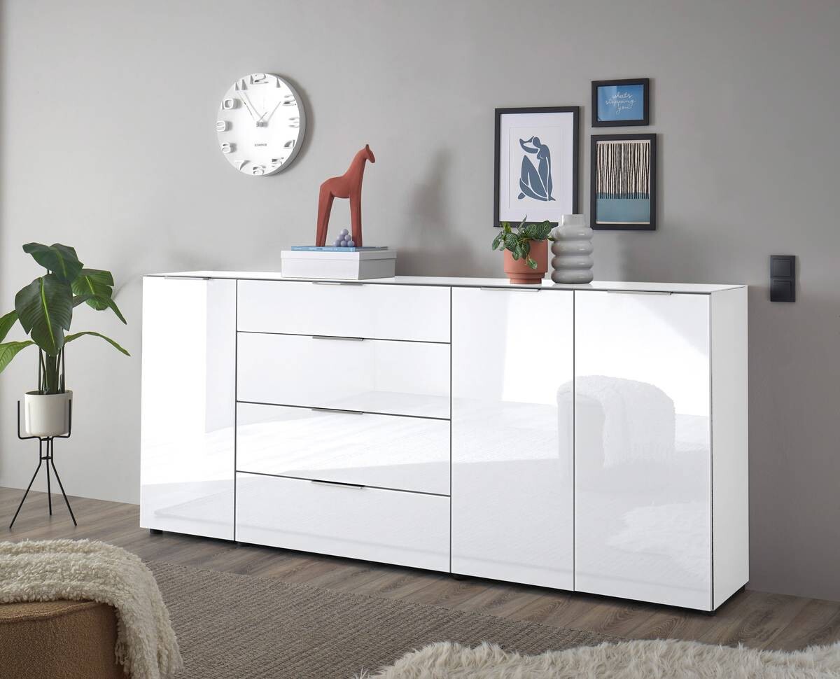 Kommode Santorin weiß B/H/T: ca. 226x99x40 cm