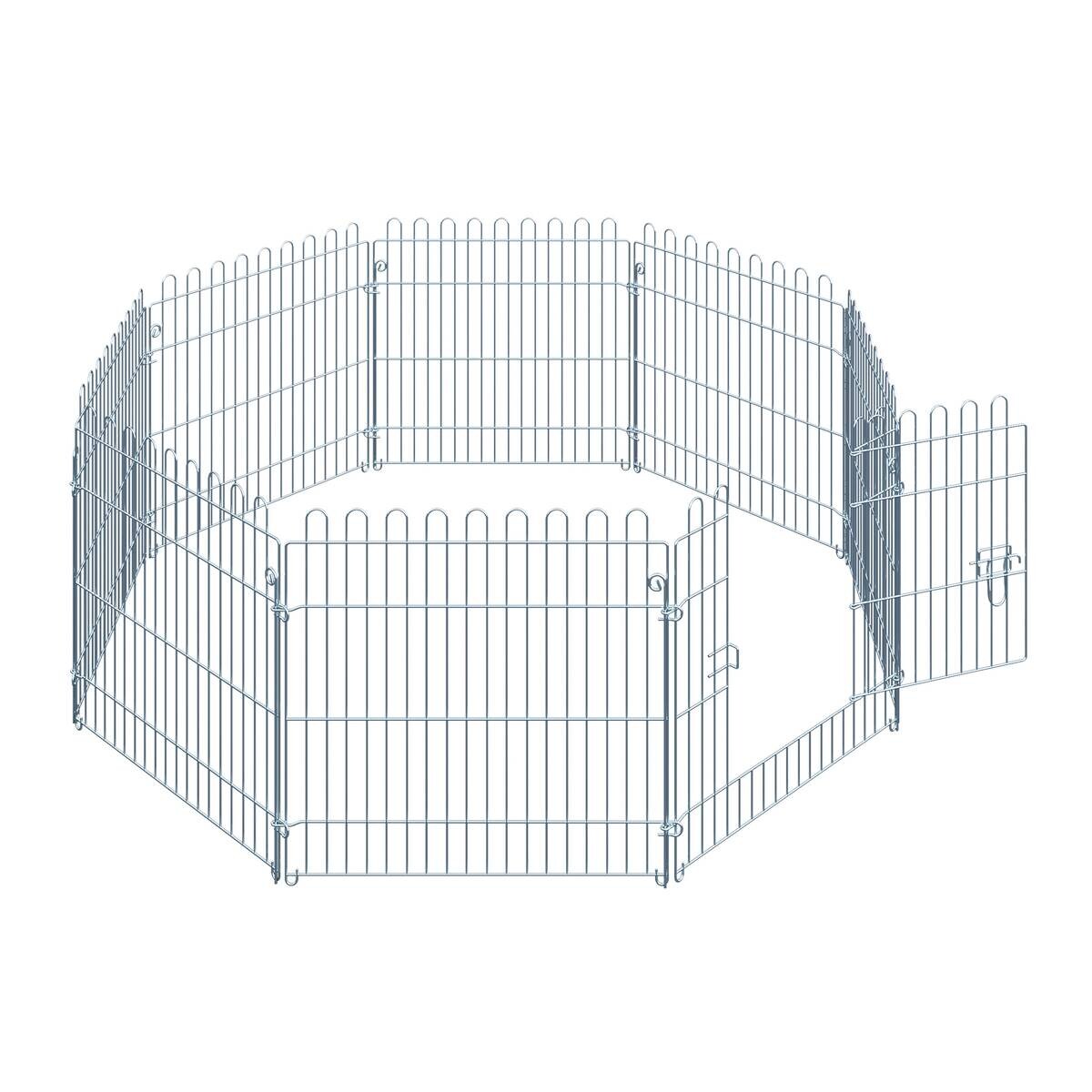 PawHut Tier-Zubehör silber Polypropylen H/L: ca. 63x60 cm