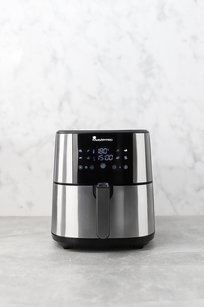 MASTERPRO Heißluftfritteuse BGMP-9167 silber Kunststoff B/H/T: ca. 36x39,5x41 cm ca. 6 l