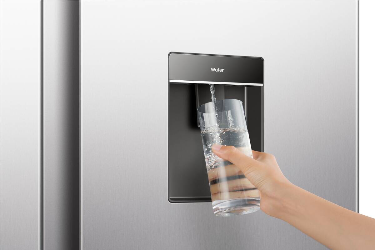 Gorenje Side-by-Side NRS9E4XWD Inox B/H/T: ca. 91,1x178,6x61,5 cm