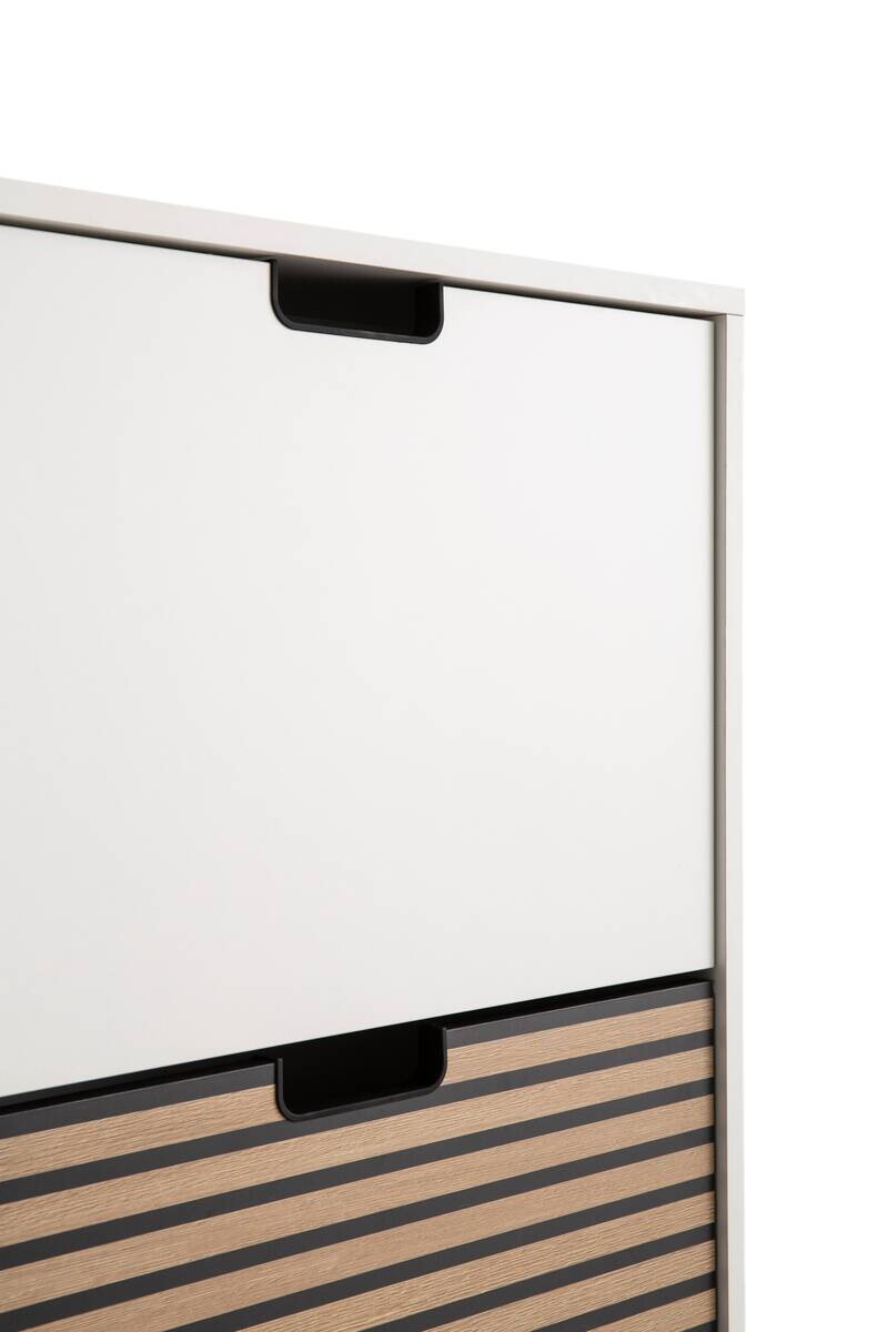 Schuhkipper Ryker weiß matt B/H/T: ca. 59,8x85,2x19,5 cm