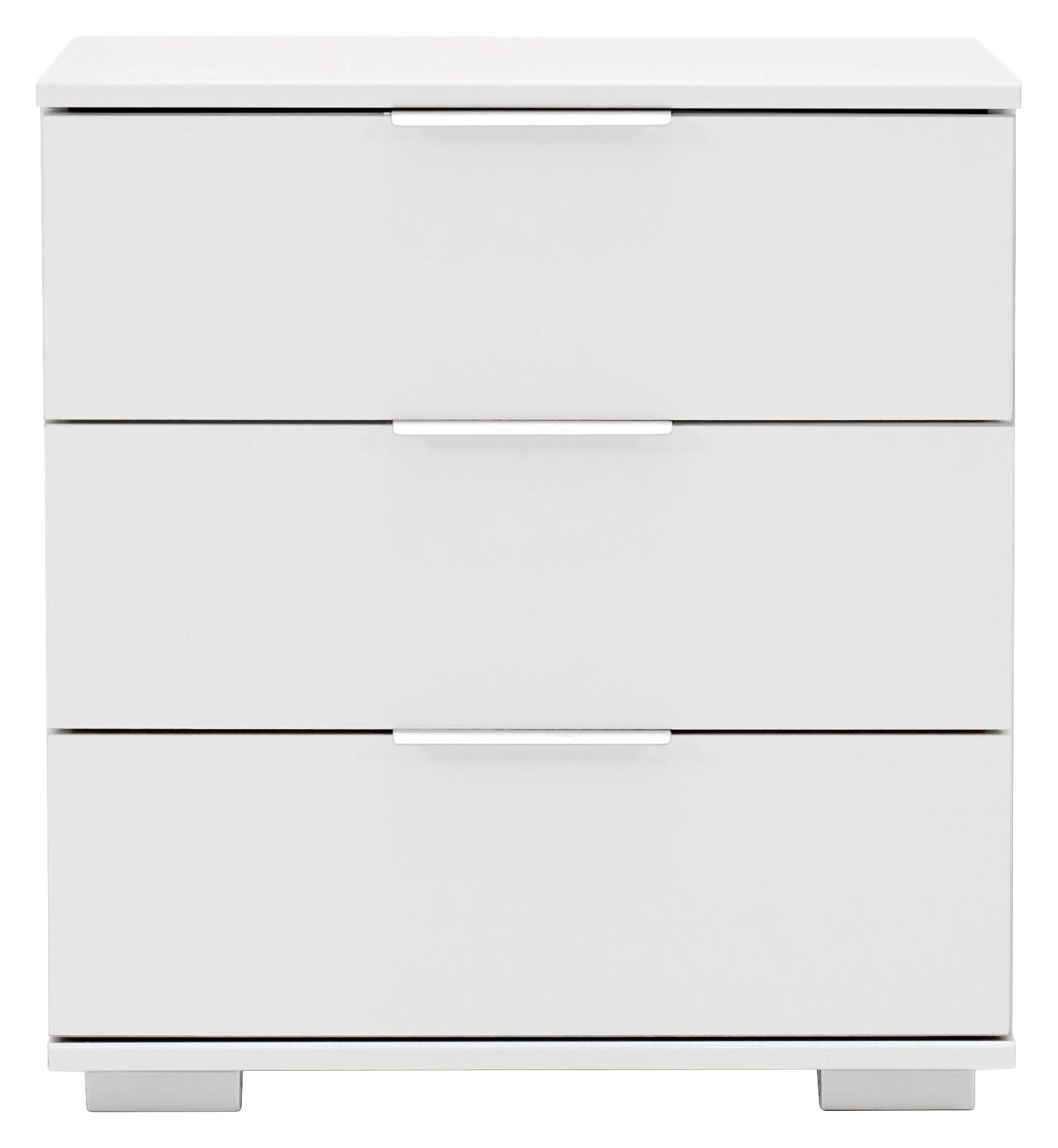 Nachtkonsole Easy Plus weiß B/H/T: ca. 52x58x38 cm