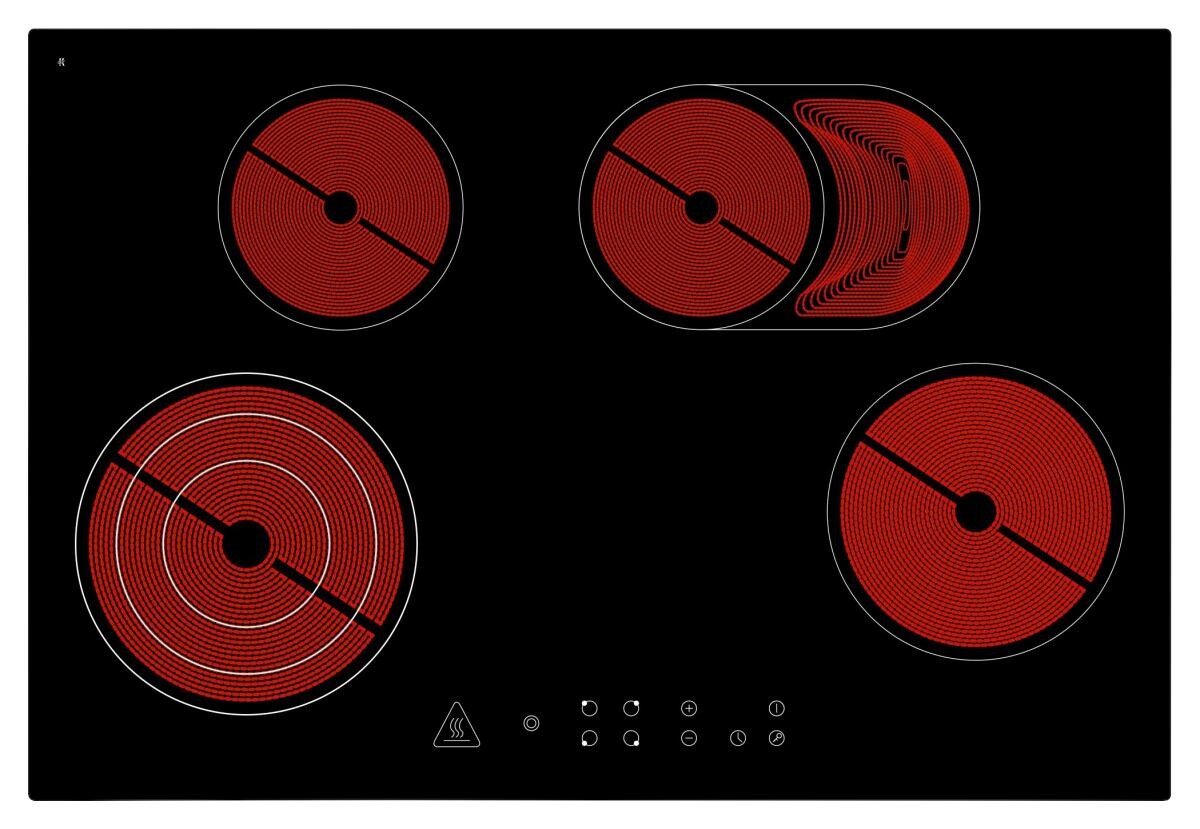 Respekta Doppelblock Premium weiß hochglänzend B/H/T: ca. 320x200x60 cm