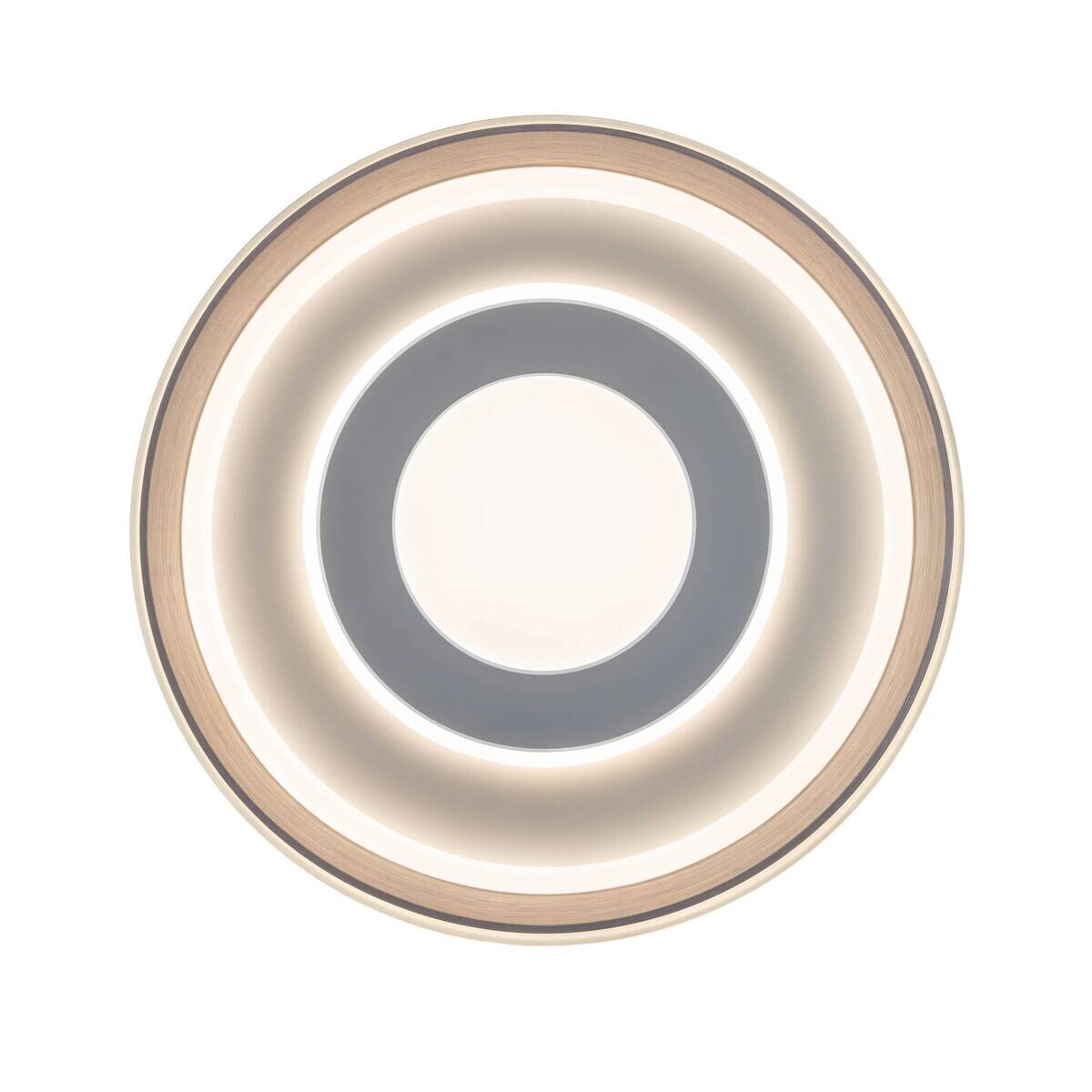 Näve Leuchten LED-Deckenleuchte weiß Kunststoff Metall B/H/T/D: ca. 50x7,5x50x50 cm