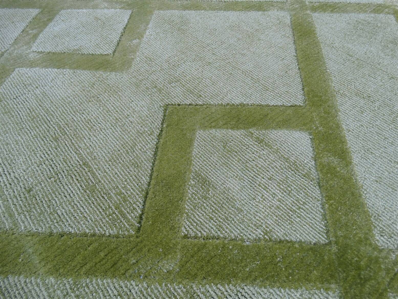 Kayoom Kurzflorteppich Luxury 310 elegant grün B/H/L: ca. 80x0,8x150 cm