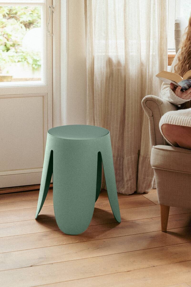 WENKO Badhocker Comiso lindgrün Kunststoff