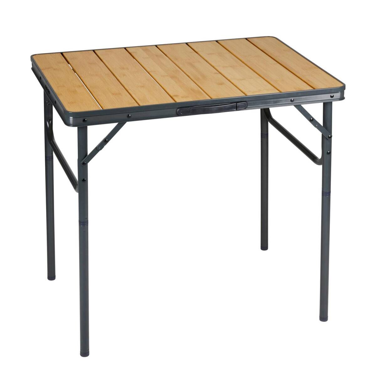 Klapptisch braun Bambus B/H/T: ca. 75x71x55 cm