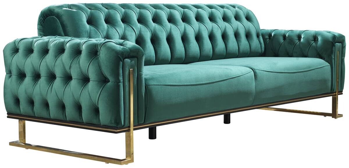 Sofa 3-2-1 Tokio grün Microfaser