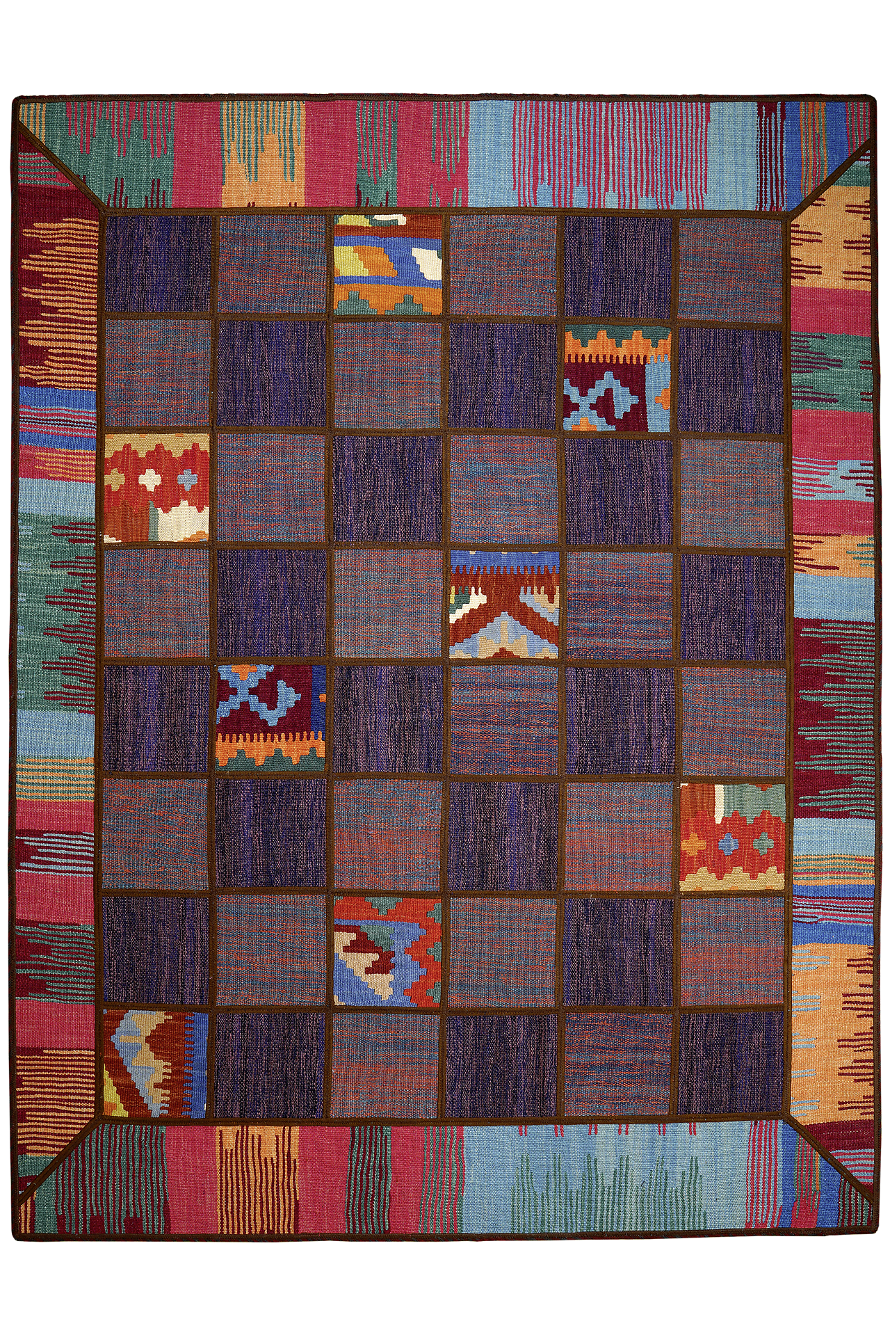 PersaTepp Teppich Kelim Tekkehdouz bunt B/H/L: ca. 150x1x200 cm PersaTepp Teppich Kelim Tekkehdouz bunt B/H/L: ca. 150x1x200 cm