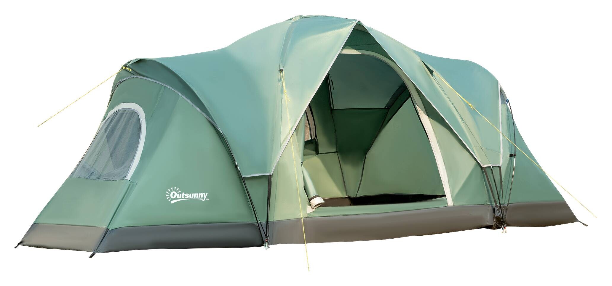 Outsunny Zelt grün Polypropylen B/H/L: ca. 230x455x180 cm