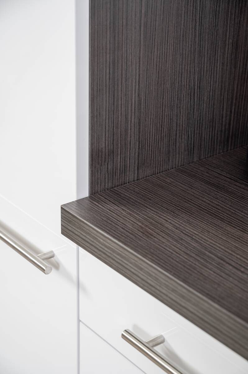 Respekta Küchenblock Amanda weiß Hochglanz B/H/T: ca. 300x200x60 cm