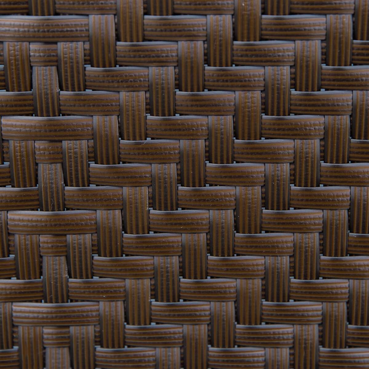 Outsunny Klappsessel braun Polyrattan B/H/L: ca. 71x111x58 cm