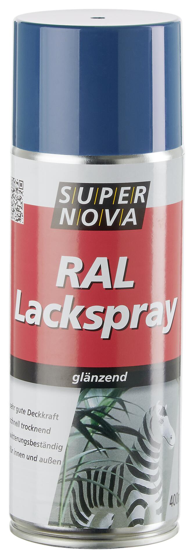 Super-Nova Lackspray enzianblau glänzend ca. 0,4 l