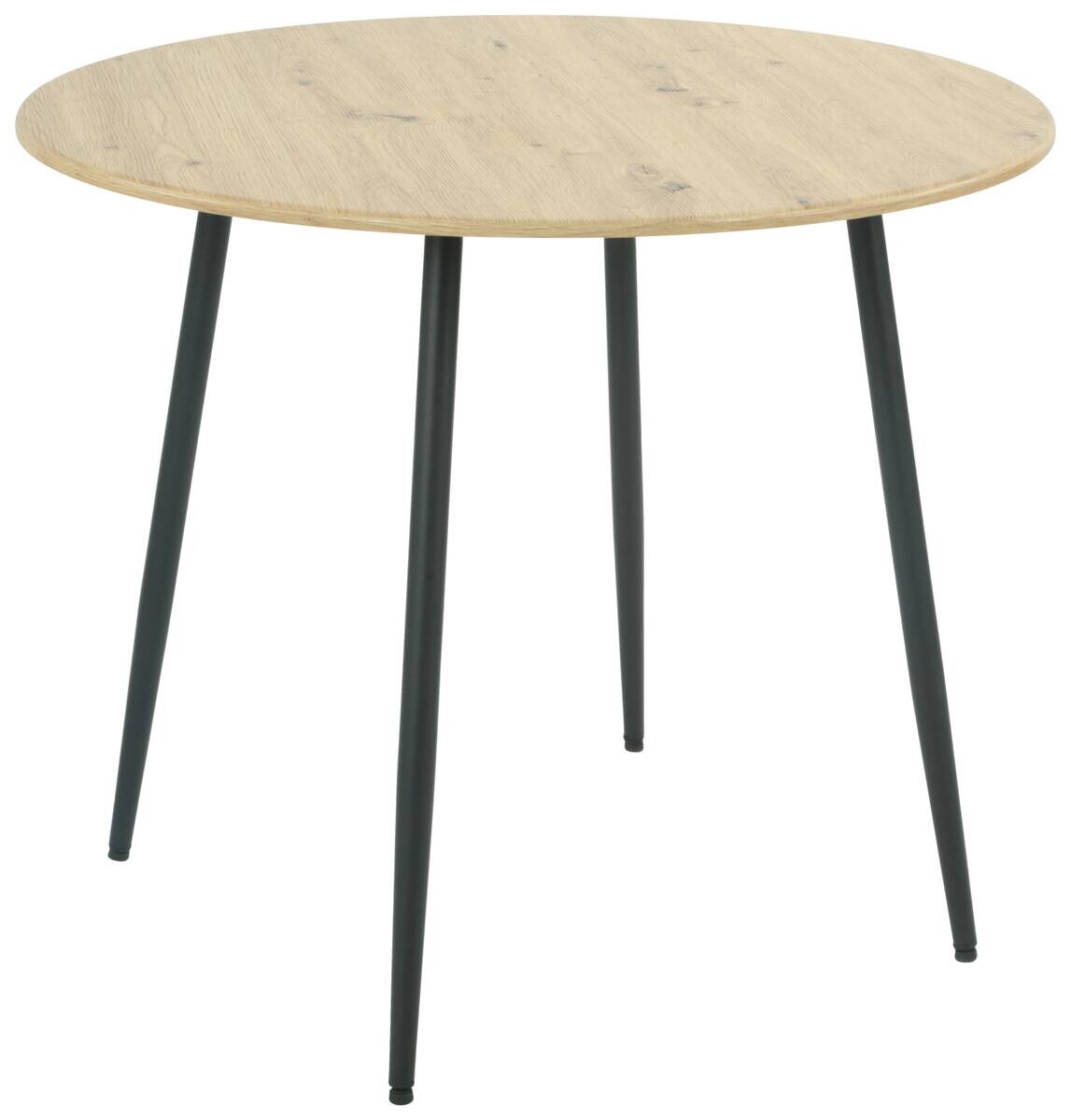 Esstisch Hagen Eiche schwarz B/H: ca. 90x76 cm