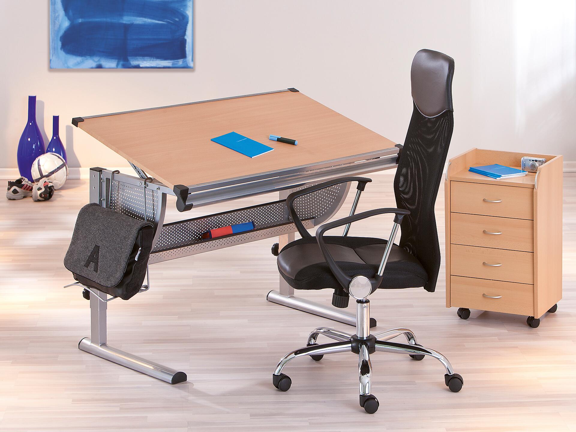 Drehstuhl Torino schwarz Kunstleder