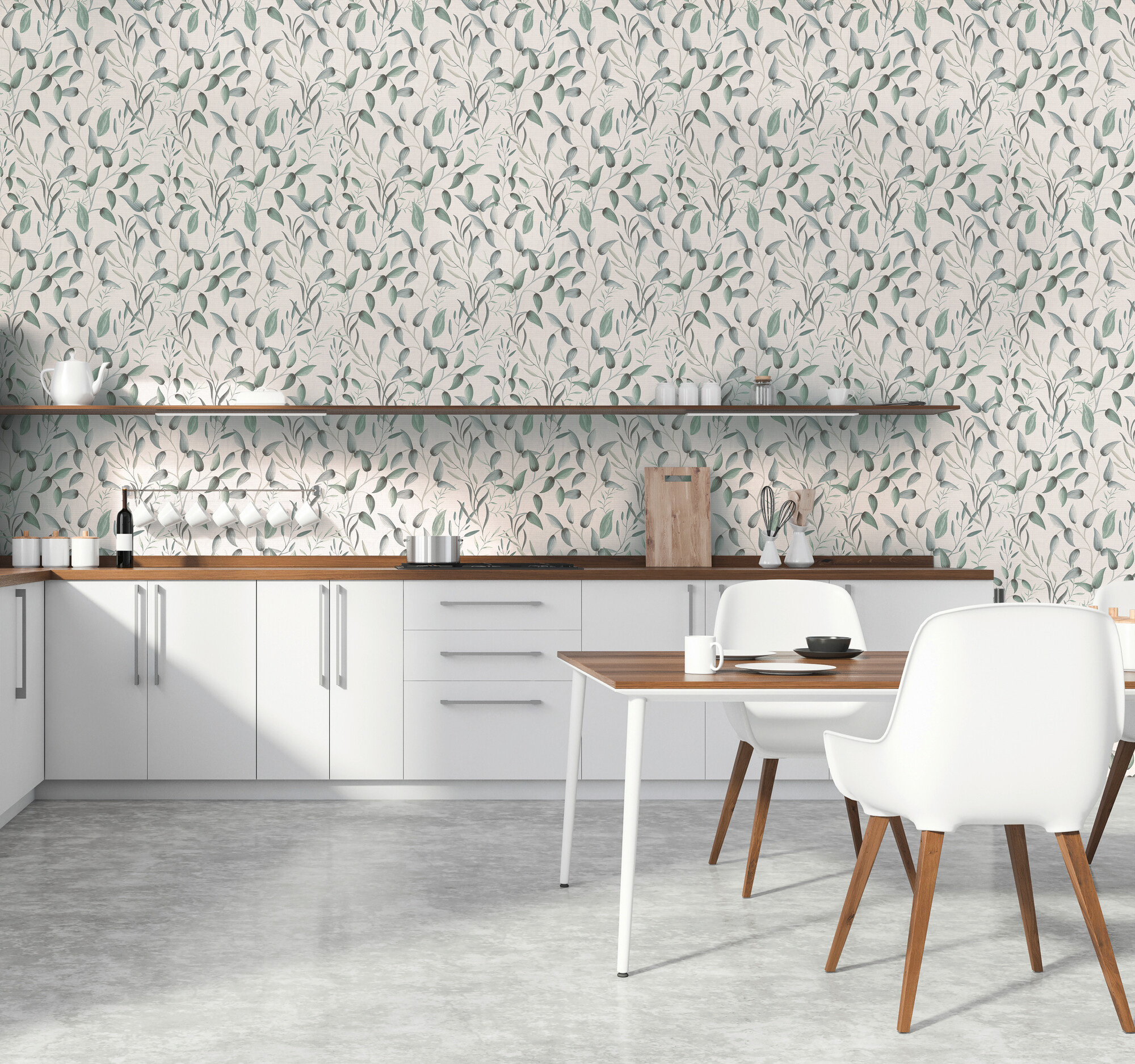 A.S.Creation Vliestapete grau weiß B/H/D: ca. 53x1005x8,2 cm