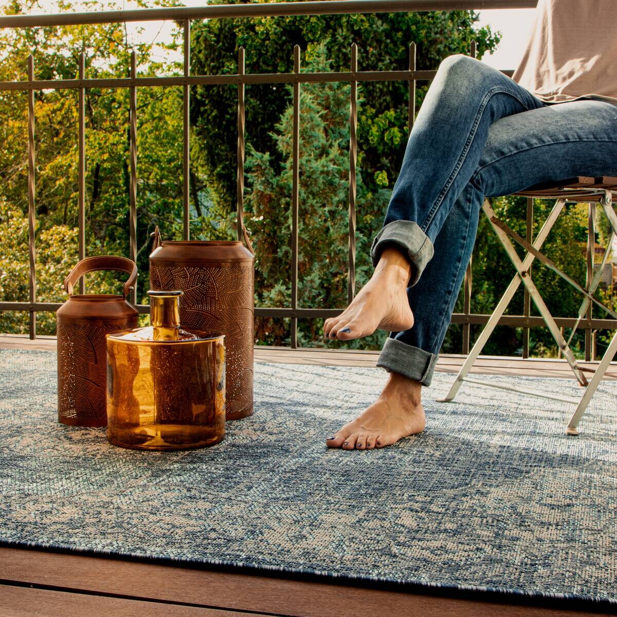 Obsession Teppich My Nordic blau B/L: ca. 200x290 cm