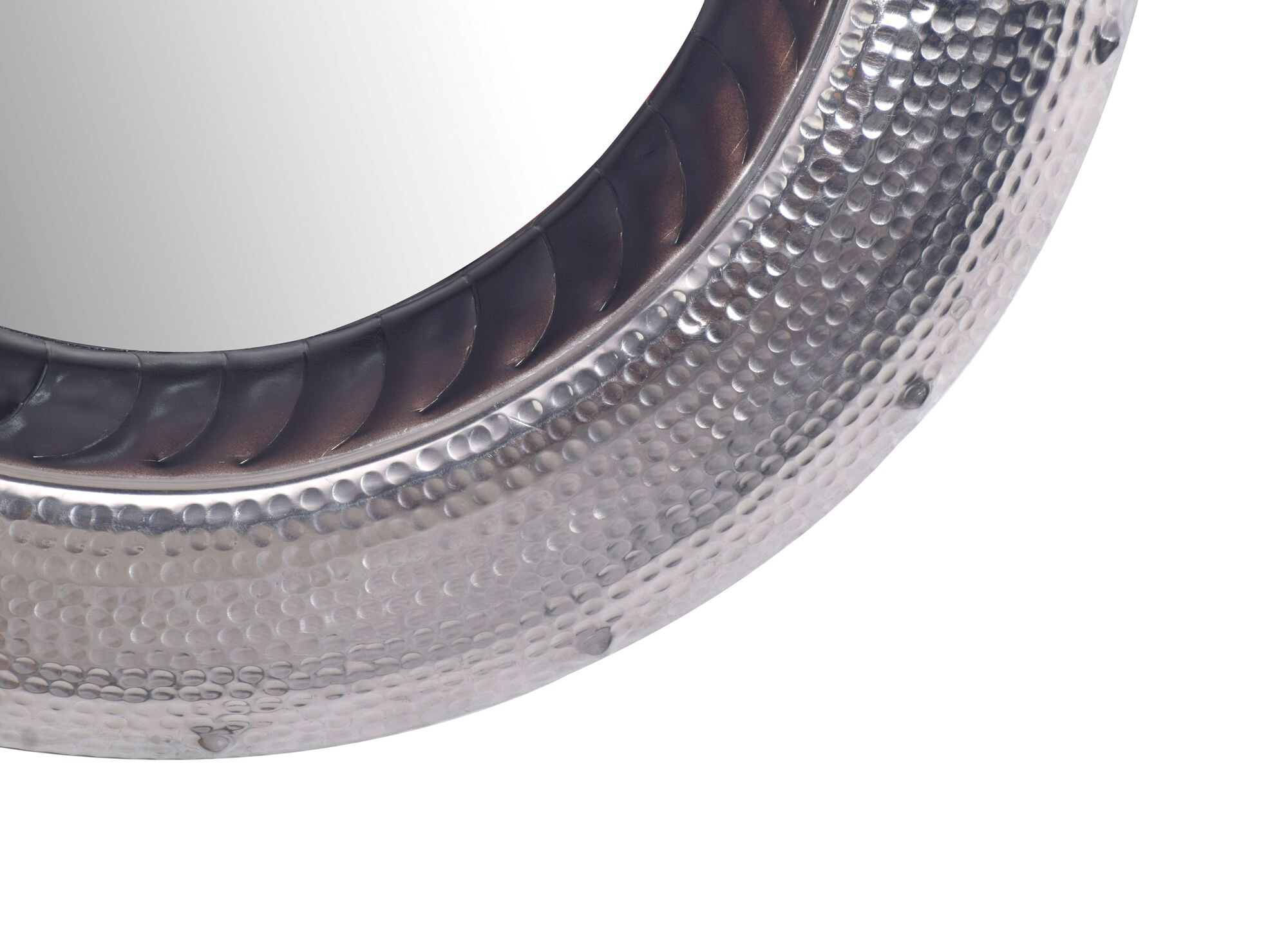 Wohnling Wandspiegel silber Metall T/D: ca. 9x74 cm