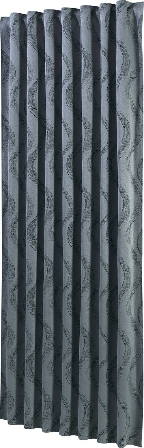 Kombivorhang Britta silber B/L: ca. 140x245 cm