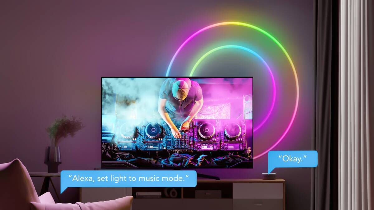 LED-Streifen mehrfarbig