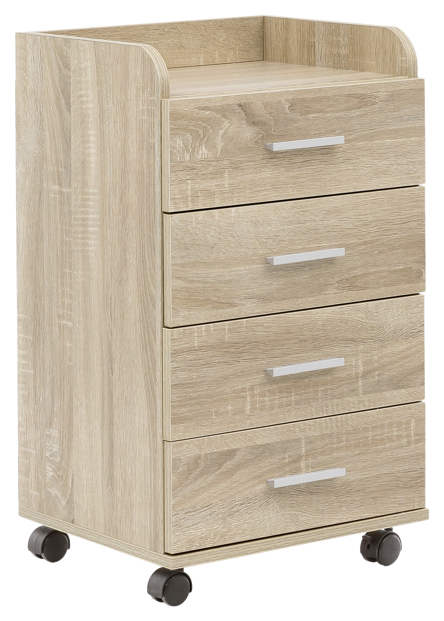 Rollcontainer braun Spanplatte B/H/T: ca. 40x70,5x33 cm Rollcontainer braun Spanplatte B/H/T: ca. 40x70,5x33 cm