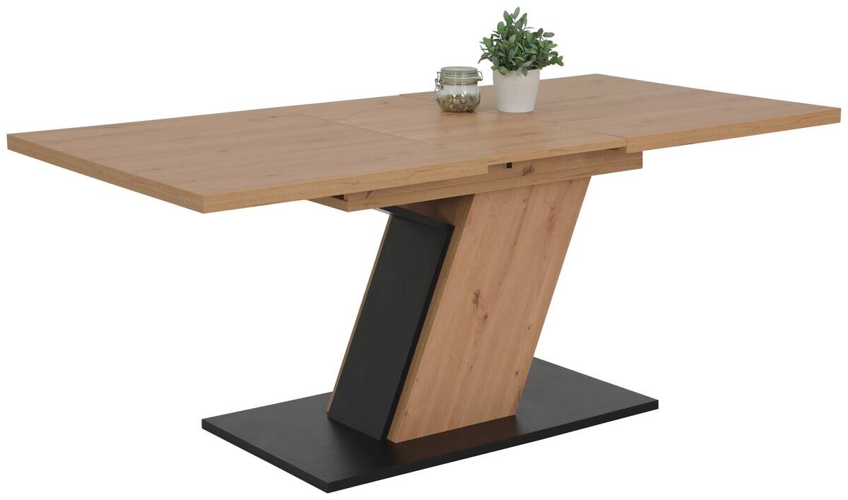 Essgruppe Gesa II grau Eiche Holzwerkstoff B/H/T: ca. 180x76x90 cm