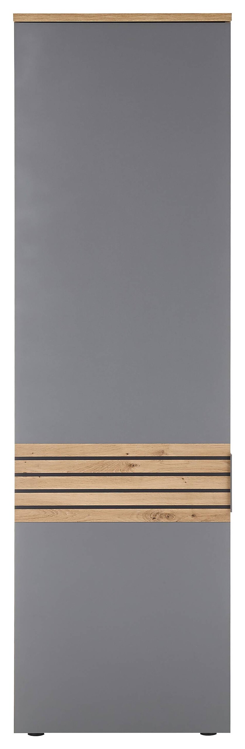 Garderobenschrank Milan Eiche Sonoma Nachbildung grau B/H/T: ca. 60x200x38 cm