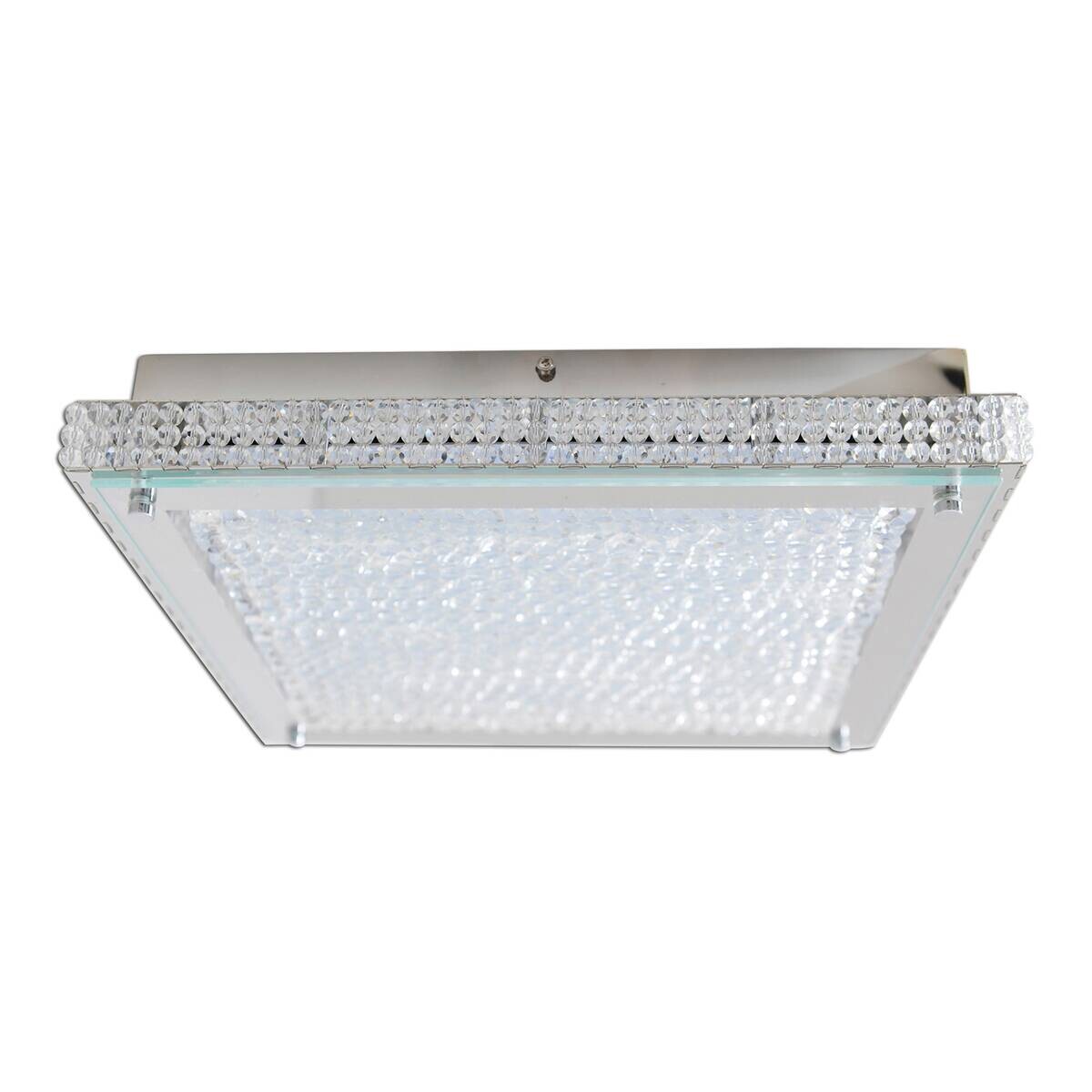 Näve Leuchten Deckenleuchte 1200931 transparent Metall Kunststoff B/H/T: ca. 39x7,2x39 cm null 1 Brennstellen