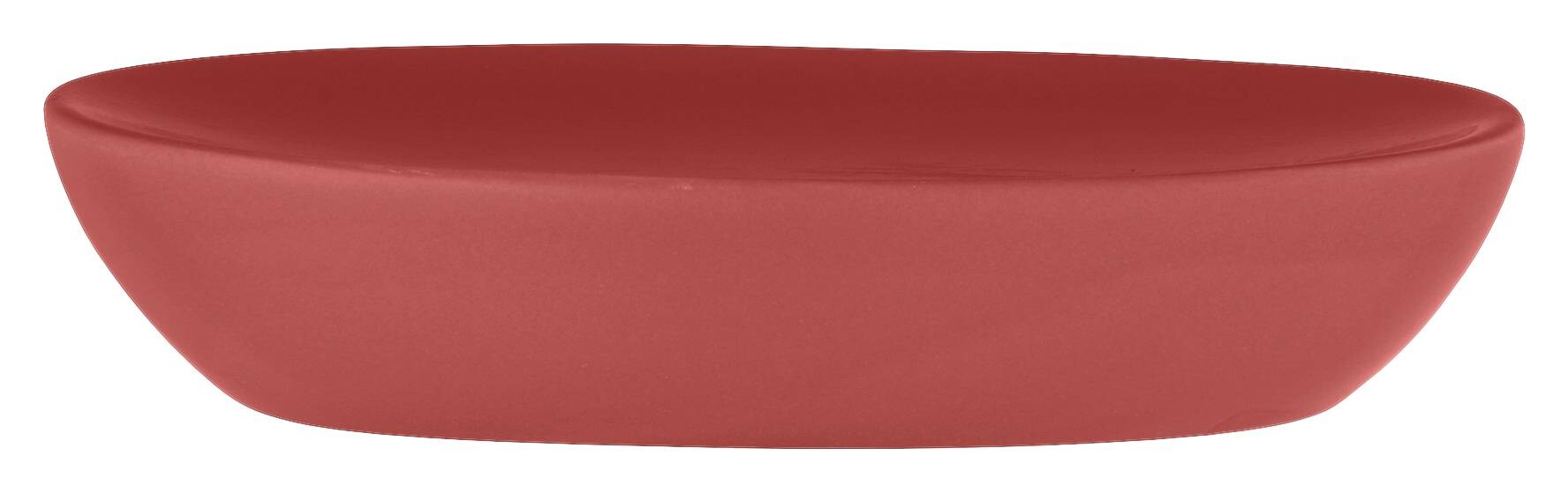 Allstar Seifenablage Olinda rot Keramik B/H/T: ca. 12x3x8,5 cm