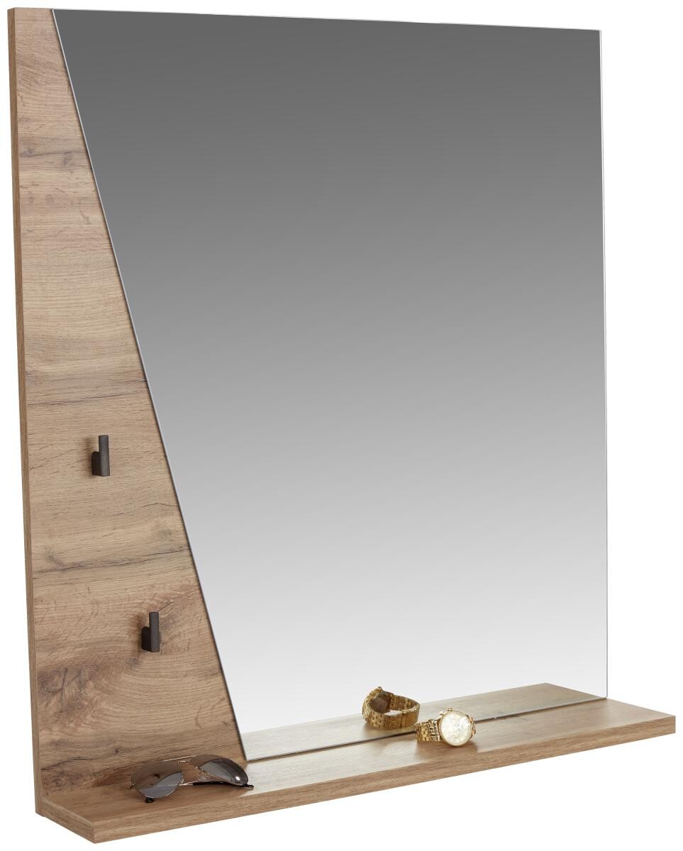 Wandspiegel Venedig Eiche Artisan Nachbildung B/H/T: ca. 80x84x12 cm