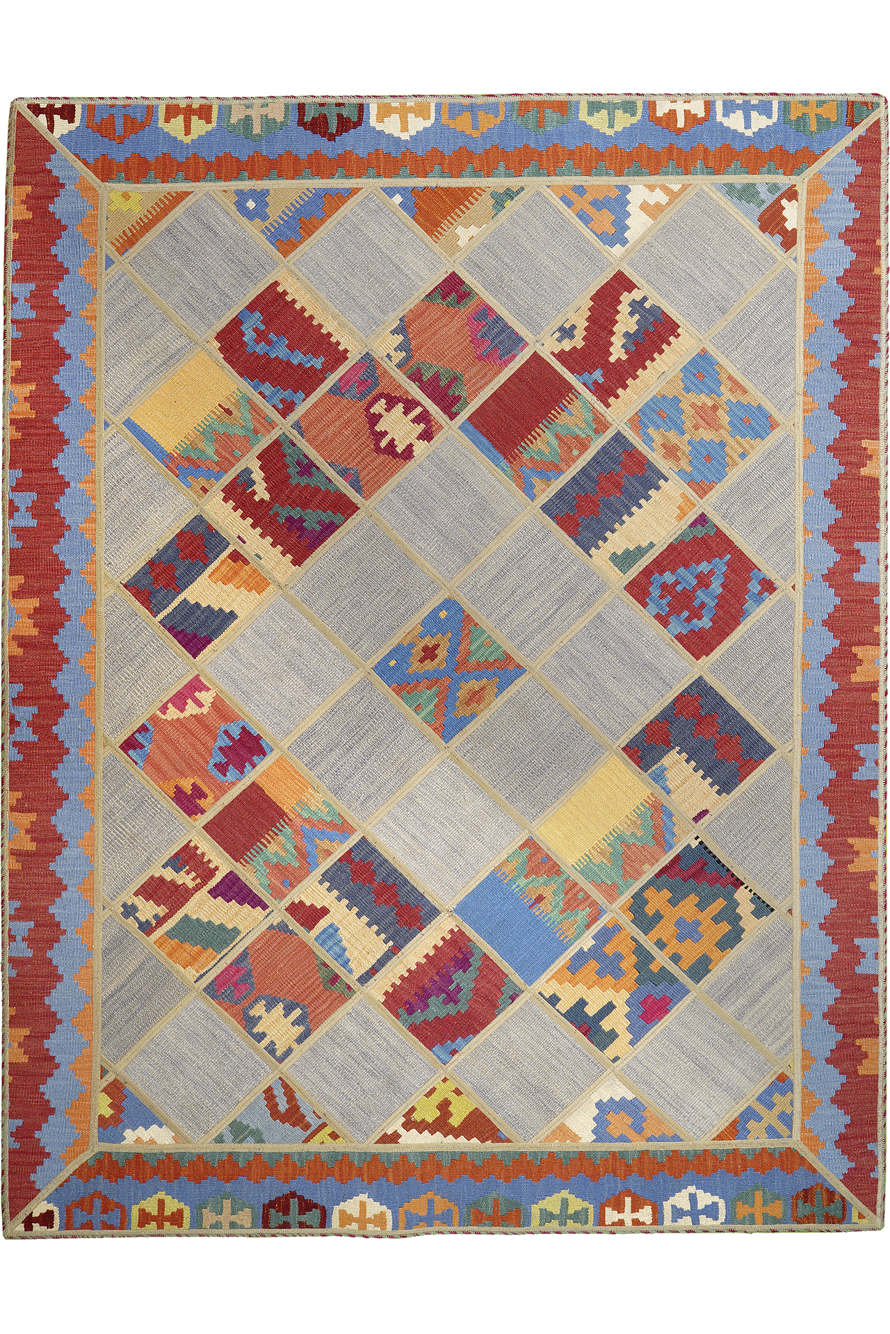 PersaTepp Teppich Kelim Tekkehdouz bunt B/H/L: ca. 150x1x200 cm PersaTepp Teppich Kelim Tekkehdouz bunt B/H/L: ca. 150x1x200 cm