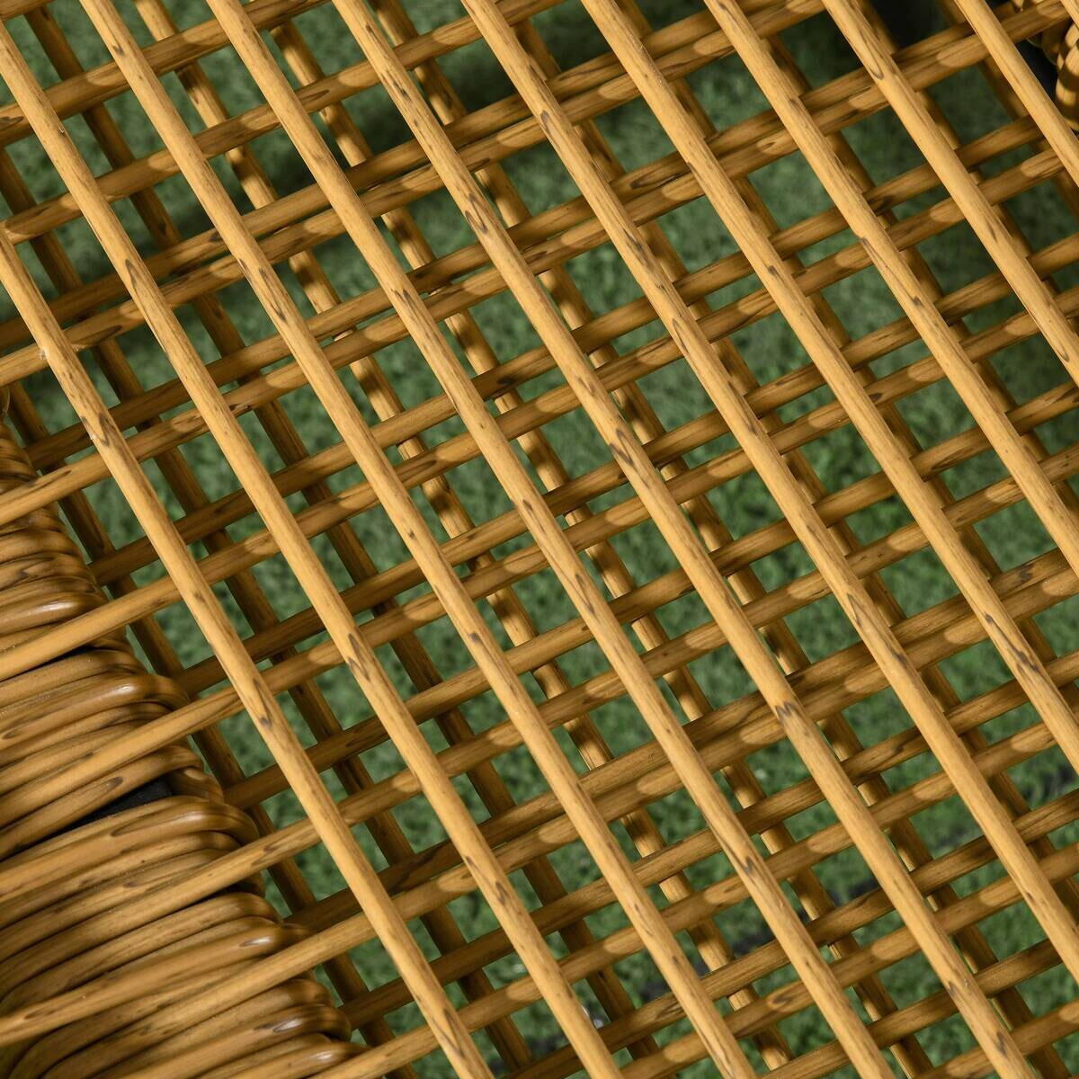 Outsunny Gartensessel natur Polyester B/H/L: ca. 83x94x67 cm