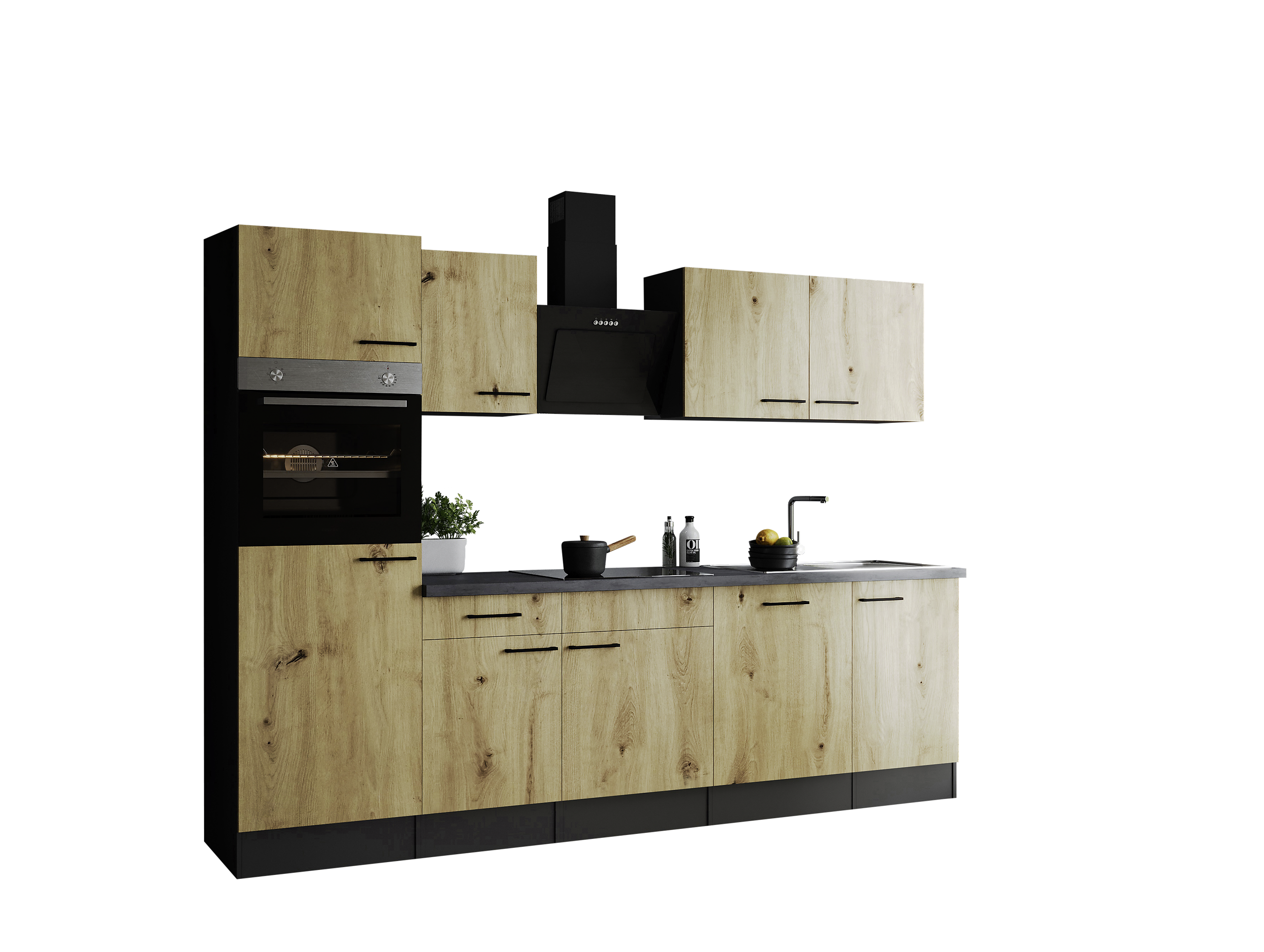 Küchenblock Oliver B/H/T: ca. 280x205x60 cm