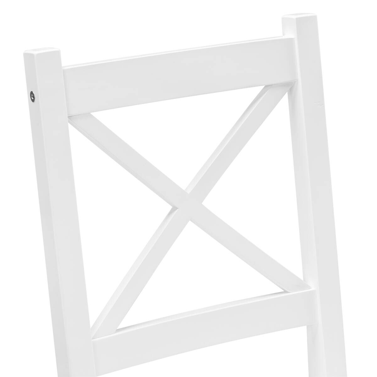 Stuhl Harry weiß Holz B/H/T: ca. 43x86x41 cm