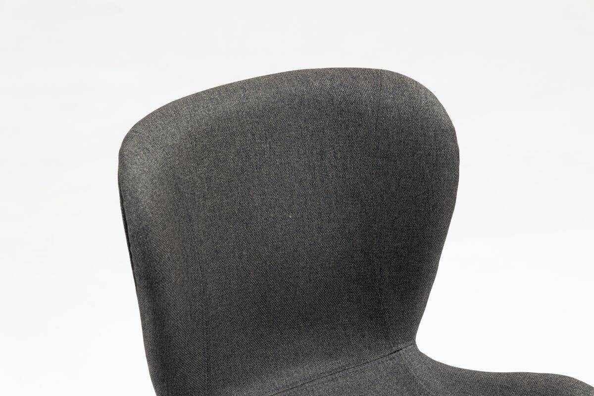 Stuhl Florenz anthrazit Microfaser B/H/T: ca. 47x80x52 cm