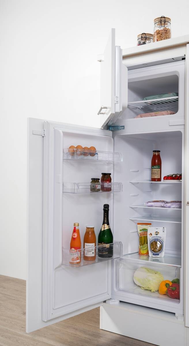 Respekta Küchenblock Amanda weiß Hochglanz B/H/T: ca. 280x200x60 cm