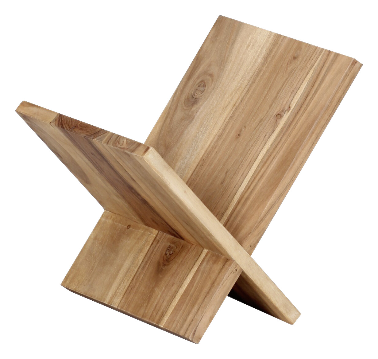 Zeitungsständer natur Akazie B/H/T: ca. 29x31x28 cm