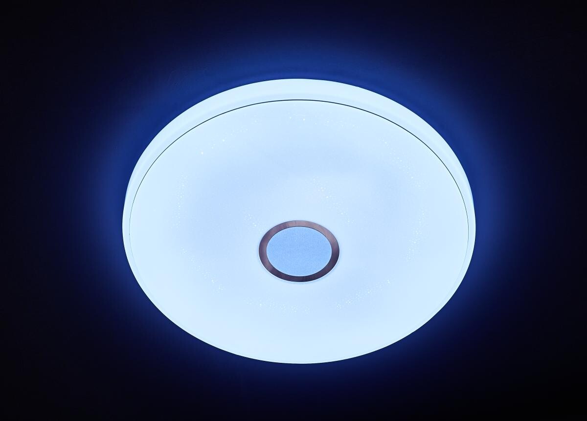 POCOline Deckenleuchte Joyce weiß Chrom Kunststoff D: ca. 70 cm