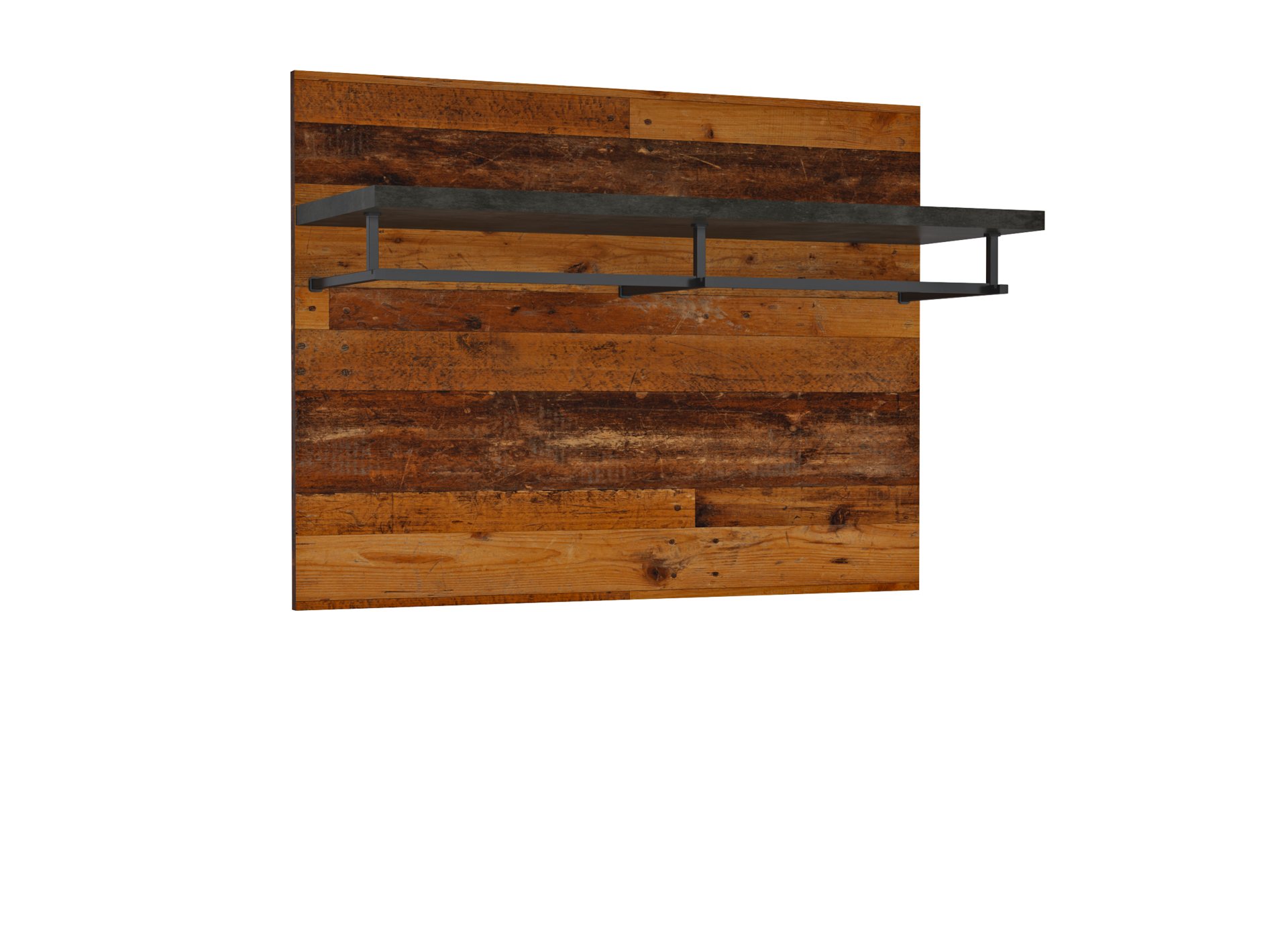 Garderobenpaneel Perugia Old Wood Nachbildung Fresko Nachbildung B/H/T: ca. 80x60x30 cm