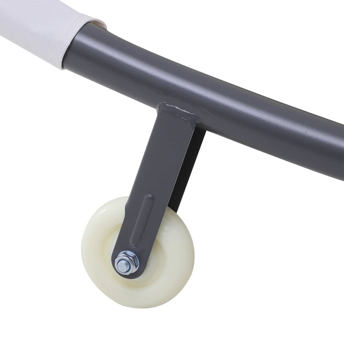 Outsunny Doppel-Liege cremeweiß Polyester B/H/L: ca. 175x134x200 cm