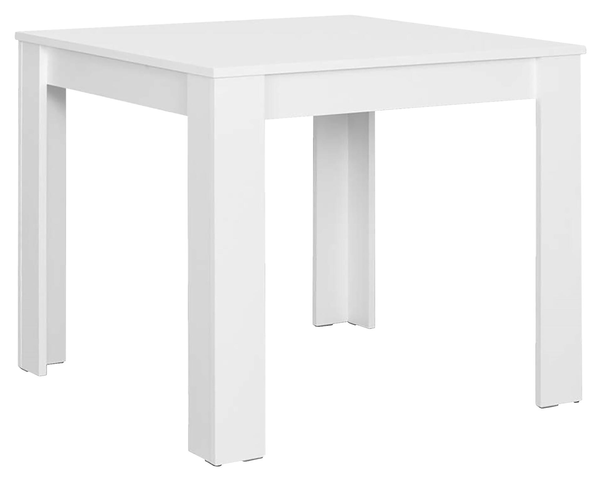 Tisch NEPAL weiß B/H/T: ca. 80x75x80 cm