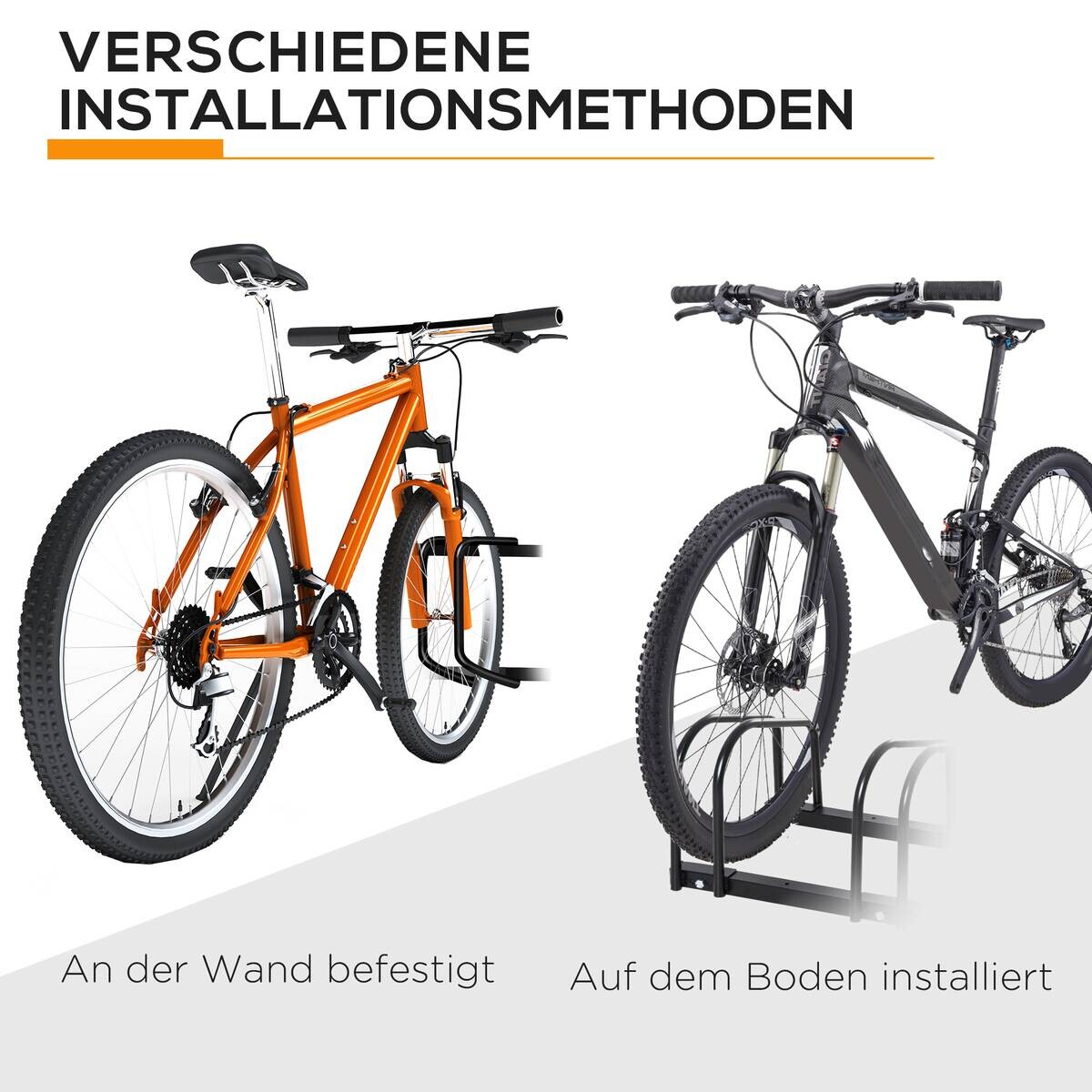 HOMCOM Fahrrad-Zubehör schwarz schwarz B/H/L: ca. 33x179x27 cm