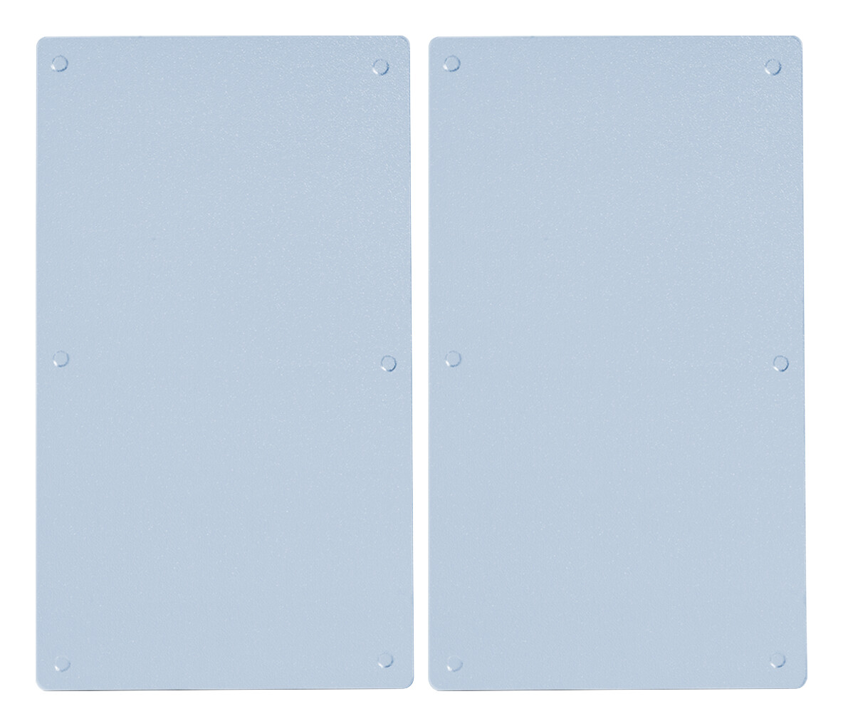 Zeller Herdabdeck-/Schneideplattenset transparent Glas B/H/L: ca. 30x0,7x52 cm