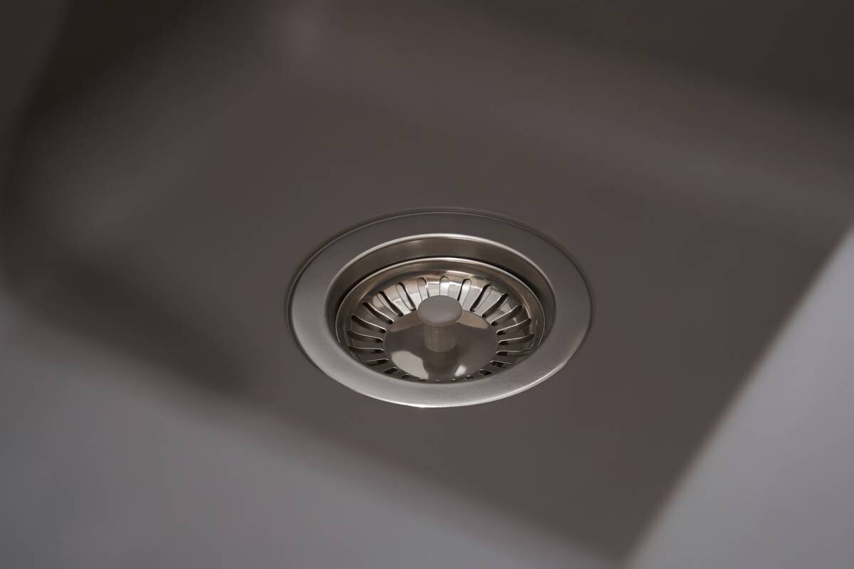 Respekta Einbauspüle Denver 86 x 50 G Beton grau Mineralite B/H/T: ca. 86x20x50 cm