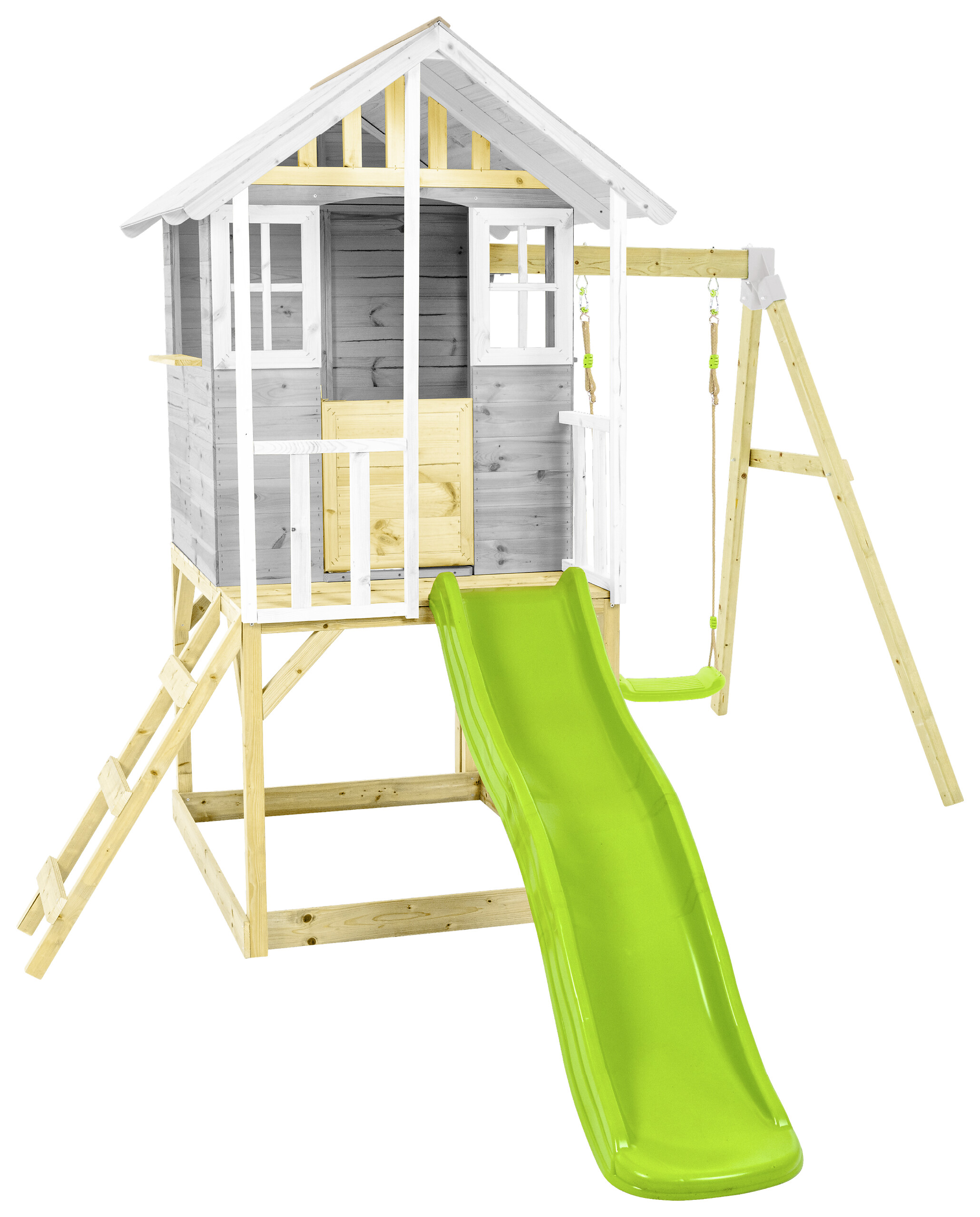 Zwerkules Spielhaus Valli weiß B/H/L: ca. 280x224x352 cm