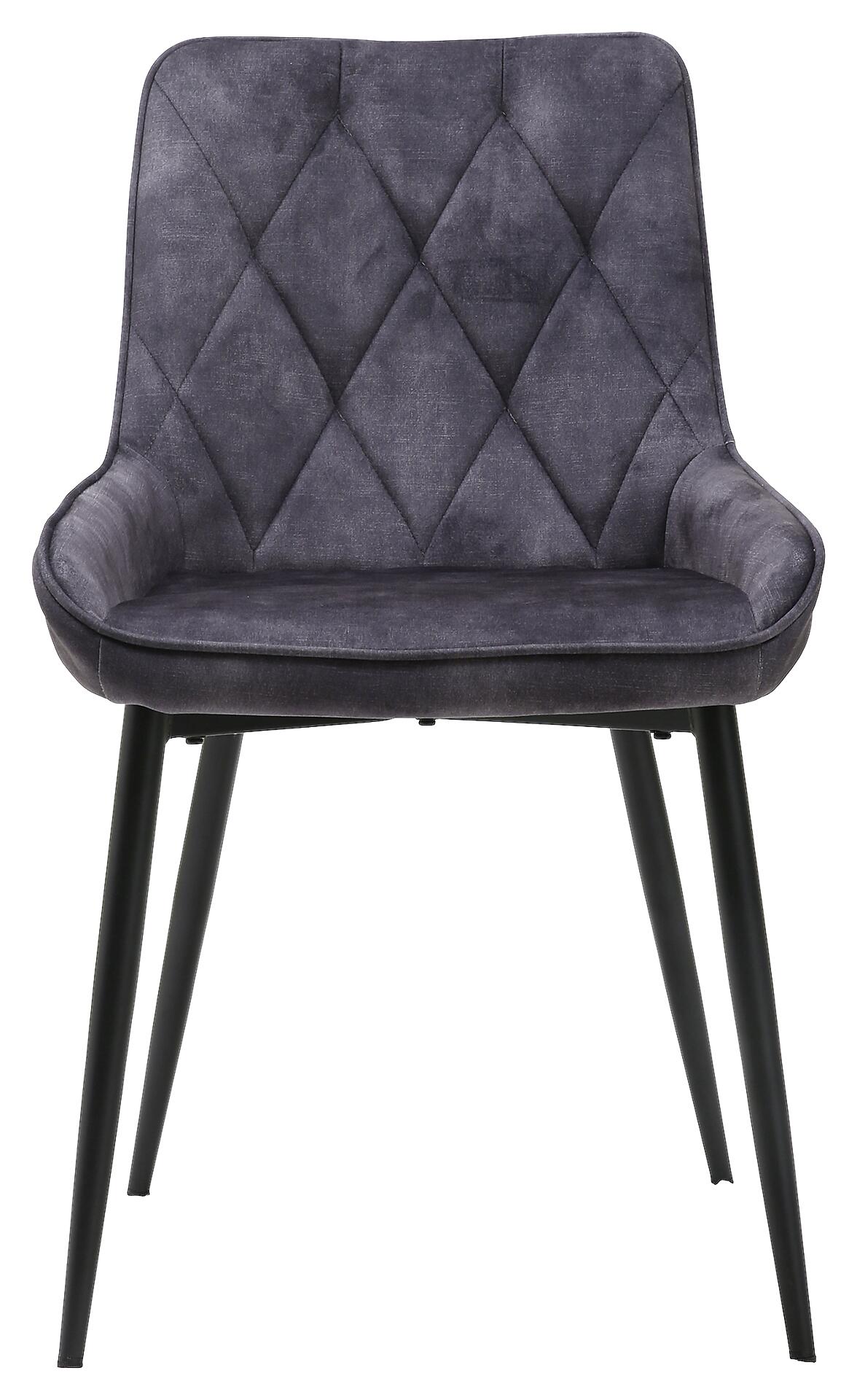 Stuhl Melanie anthrazit Microfaser B/H/T: ca. 48,5x84x57,5 cm
