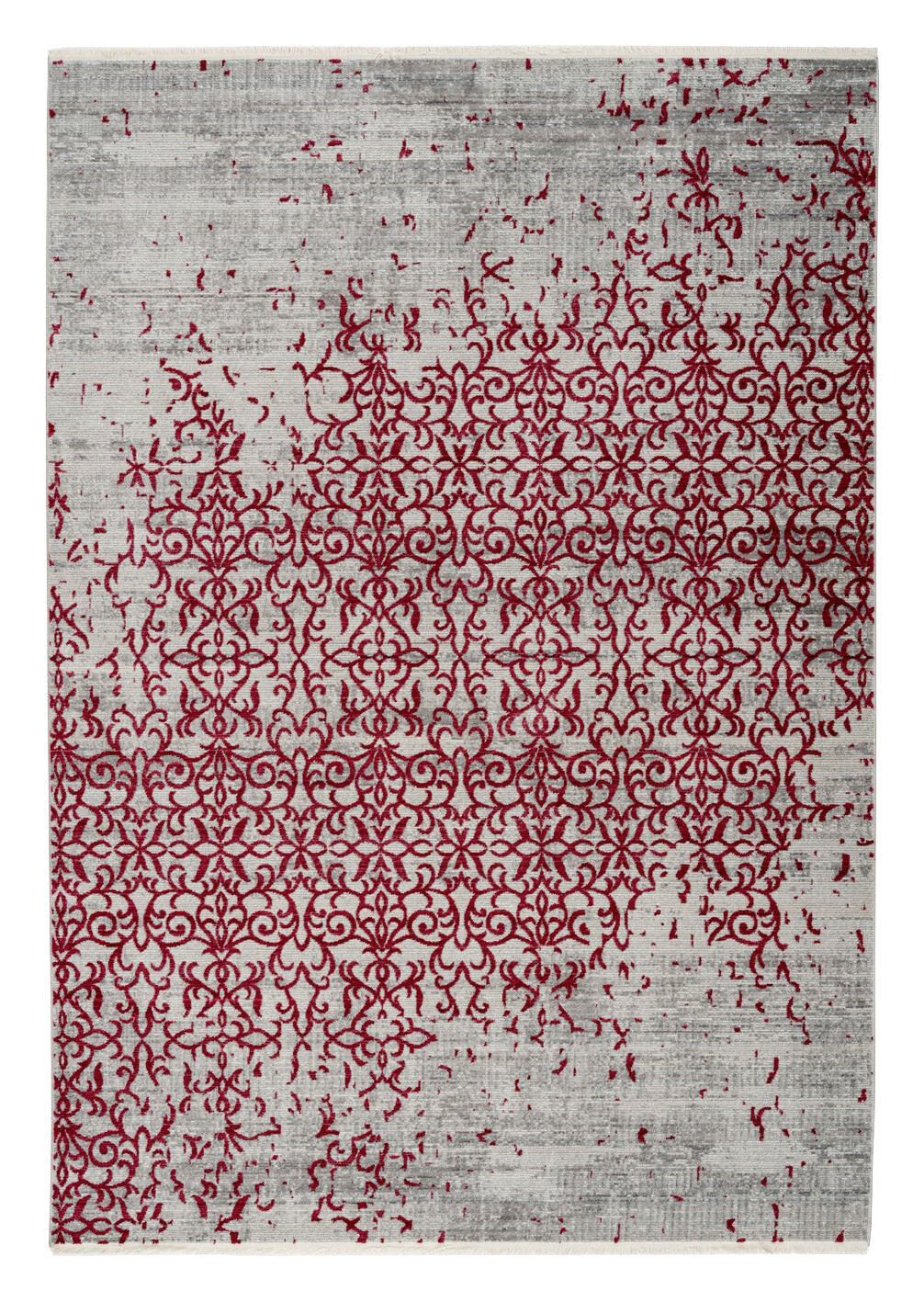 Arte Espina Kurzflorteppich Baroque 225 rot B/H/L: ca. 200x0,5x290 cm