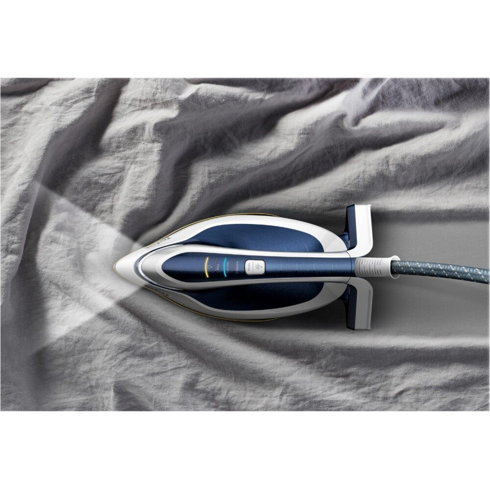 Tefal Dampfbügelstation blau weiß