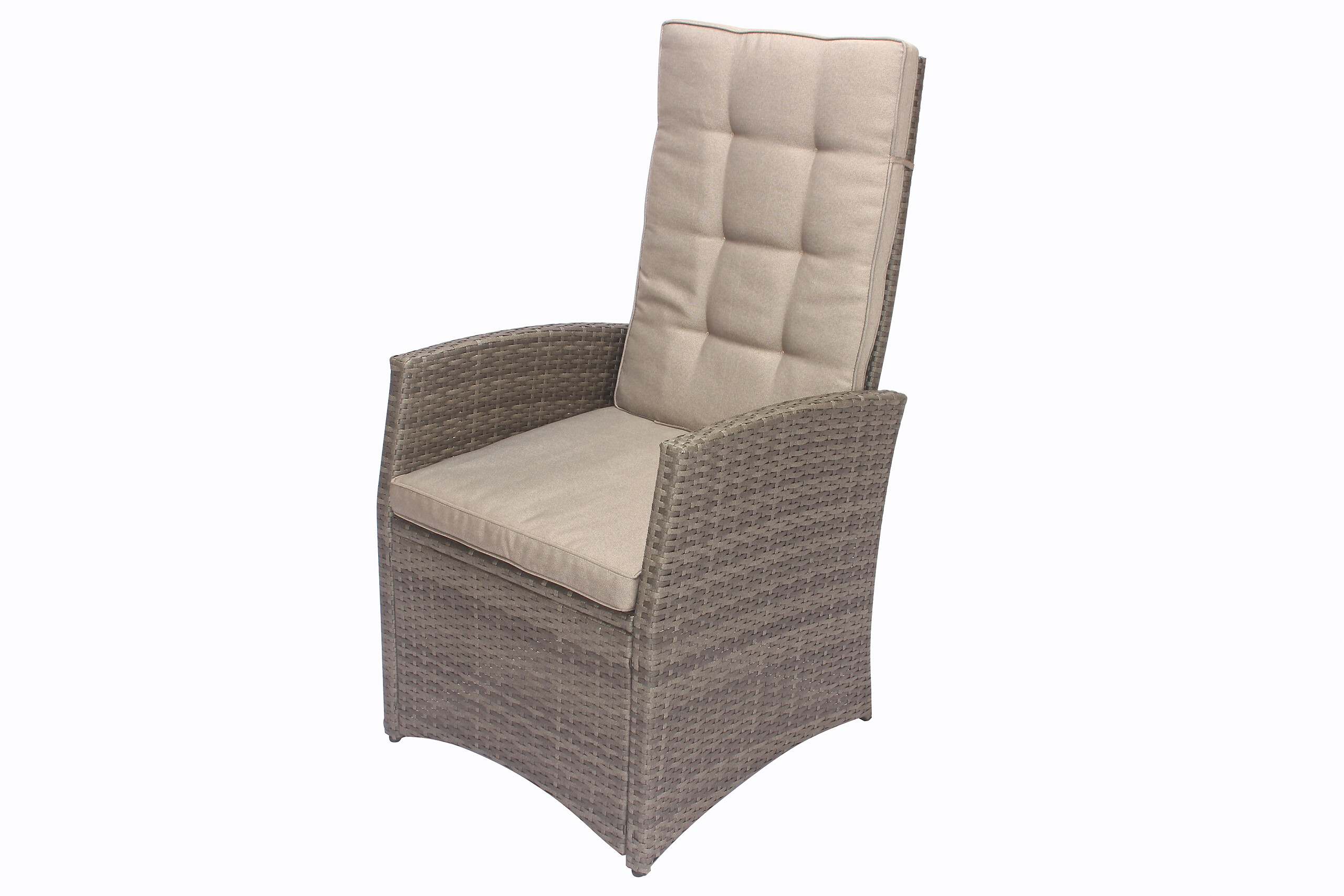 Gartensitzgruppe Barcelona grau Stahl