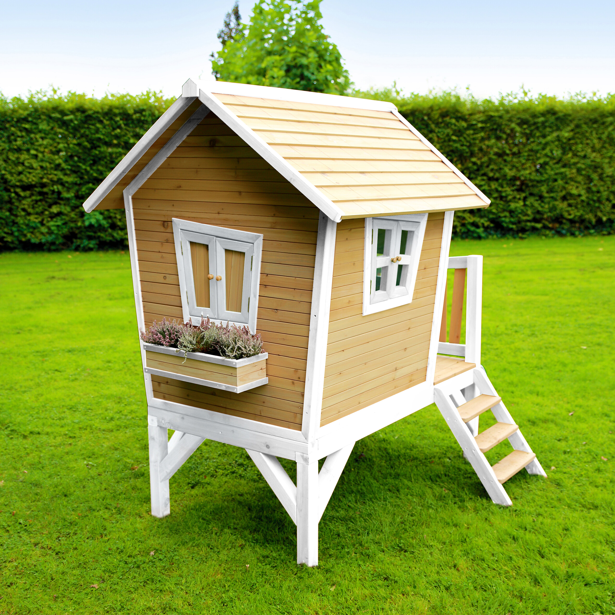 AXI Spielhaus Robin braun B/H/L: ca. 264x203x177 cm